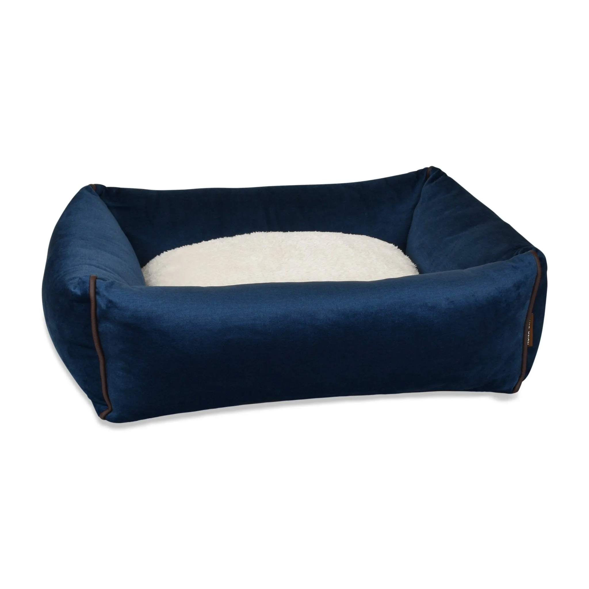 Snuggle Cave Pet Bed - Midnight Blue Velvet