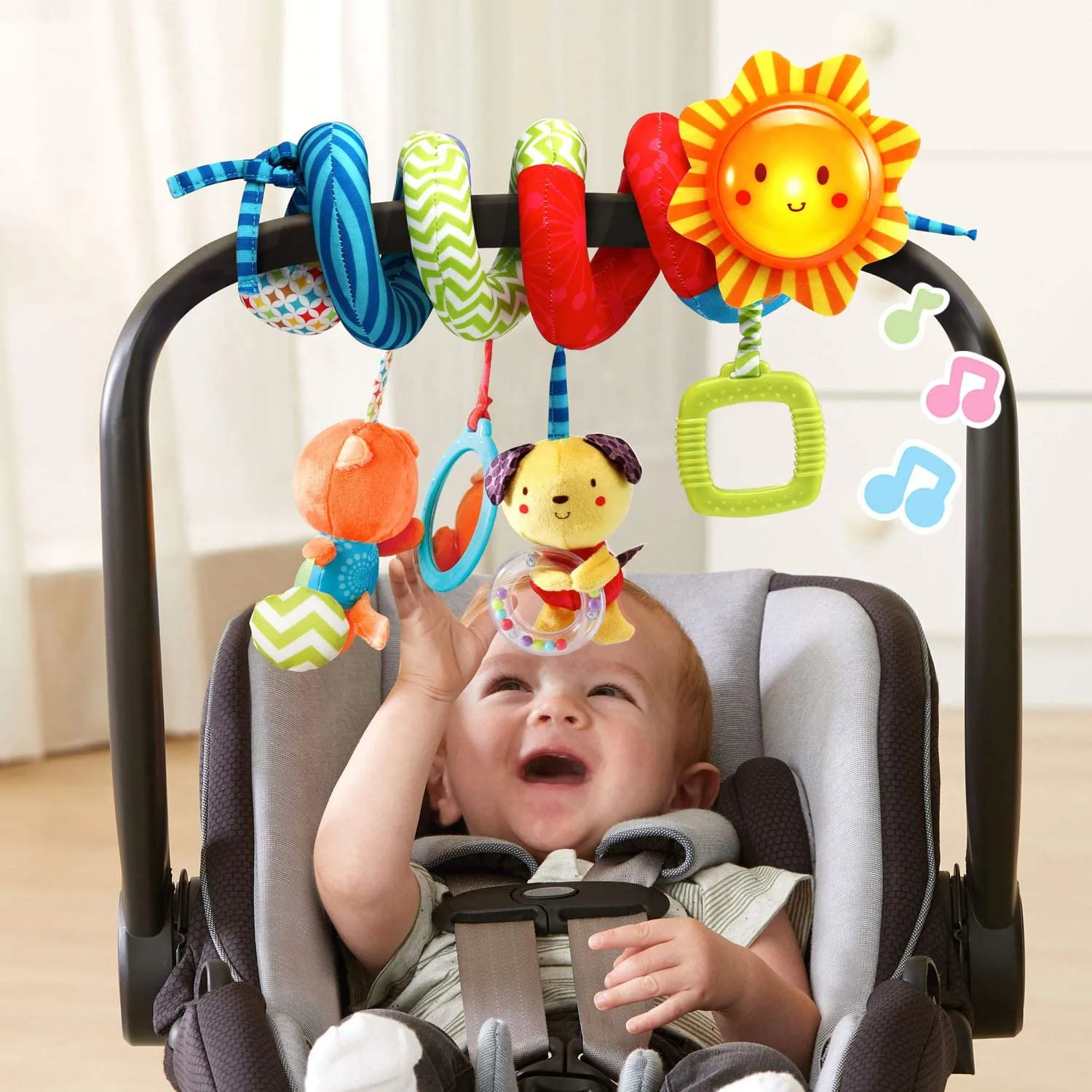 Sunny Days Musical Spiral Stroller Toy