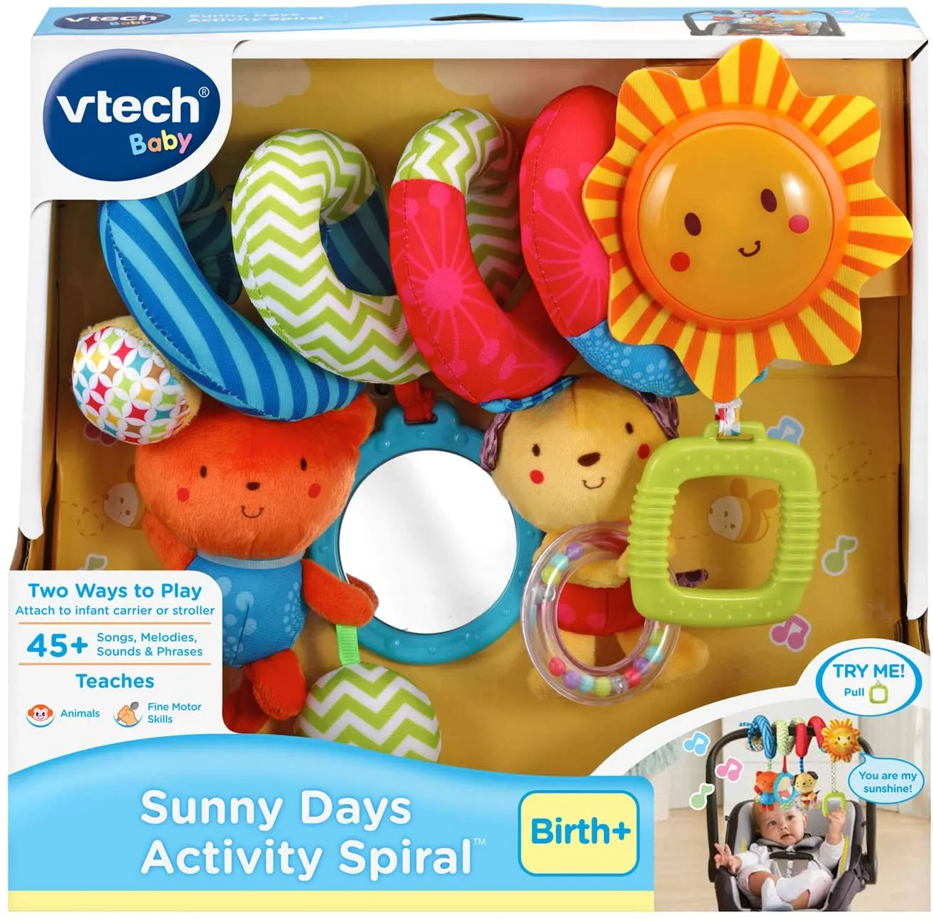 Sunny Days Musical Spiral Stroller Toy