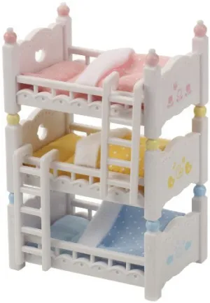 Sylvanian Families Triple Bunk Beds