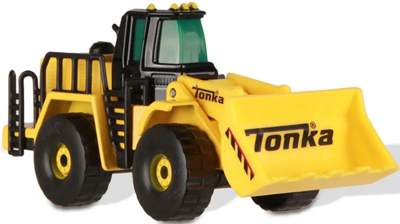 Tonka Metal and Steel Bulldozer and Front Loader