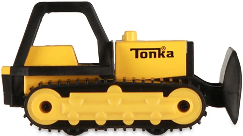 Tonka Metal and Steel Bulldozer and Front Loader