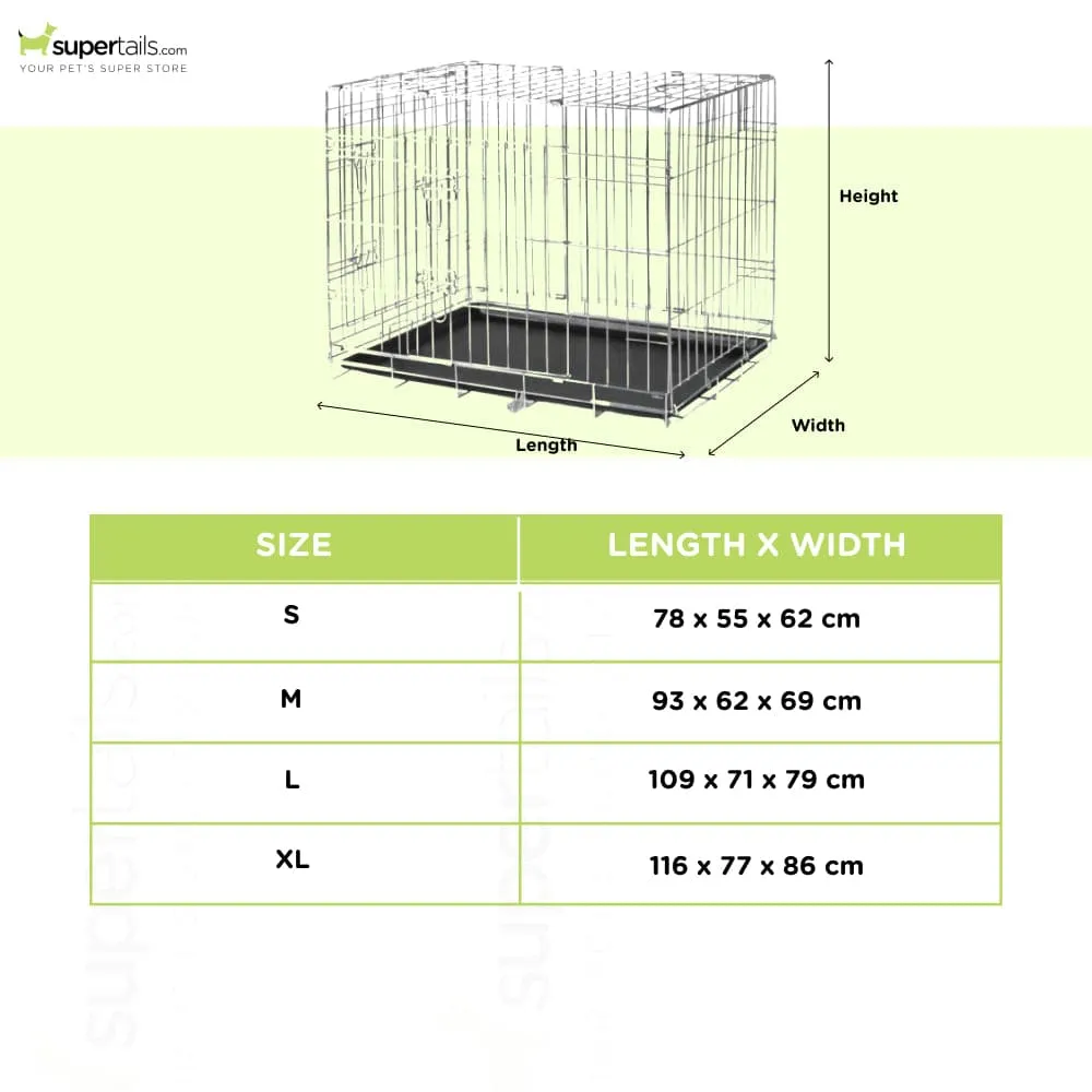 Trixie Home Kennel with Two Doors for Dogs and Cats