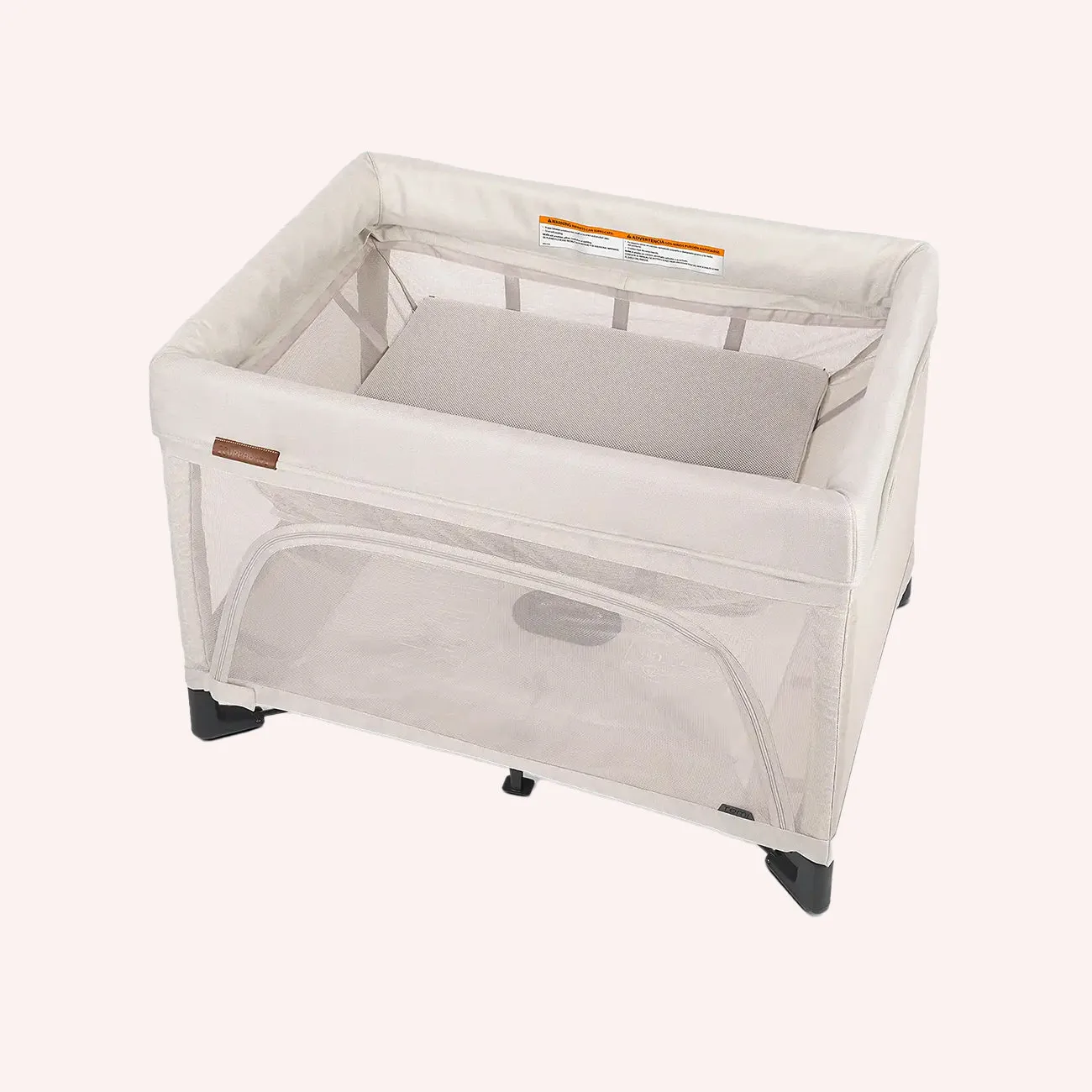 UPPAbaby Remi Portable Travel Cot - Sand Melange (Charlie)