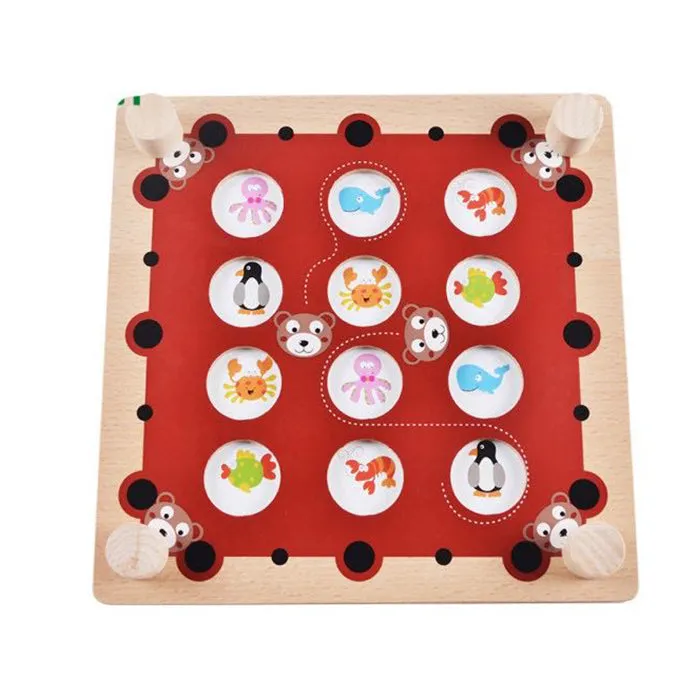 Wooden Montessori Memory Game - Mathematics toys